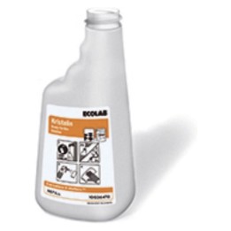 Botella seregrafiada vacía sin pulverizador Kristalin Bio ecolab