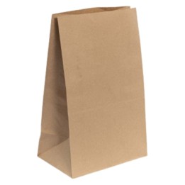 Bolsa papel americana papel 22+14x37 cm.  60 g. (cj. 500 un.)