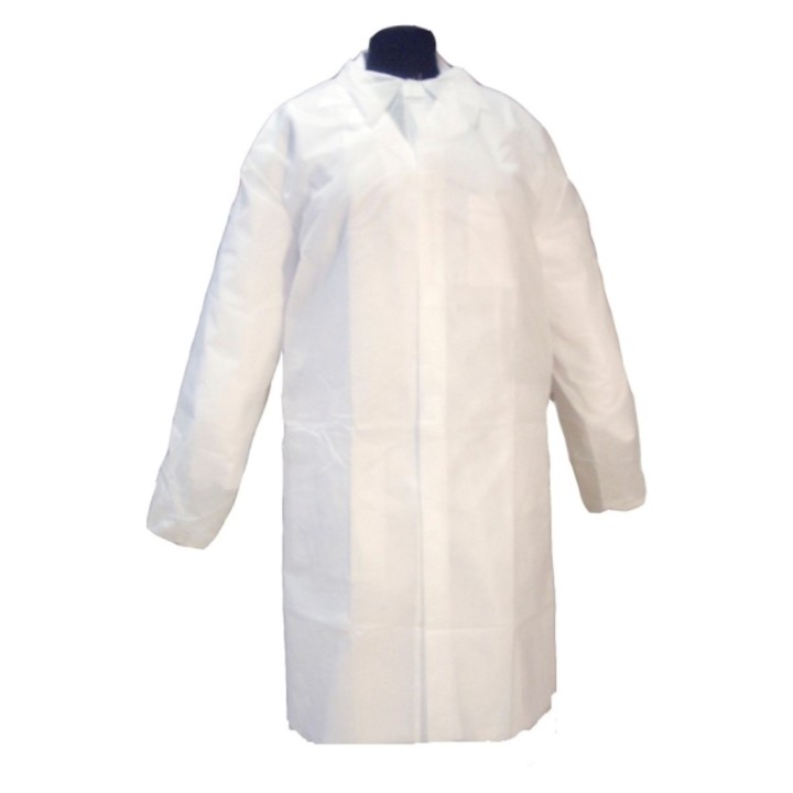 Bata visita (TNT) pp/velcro  t/xl 35 g. verde (1 un.)