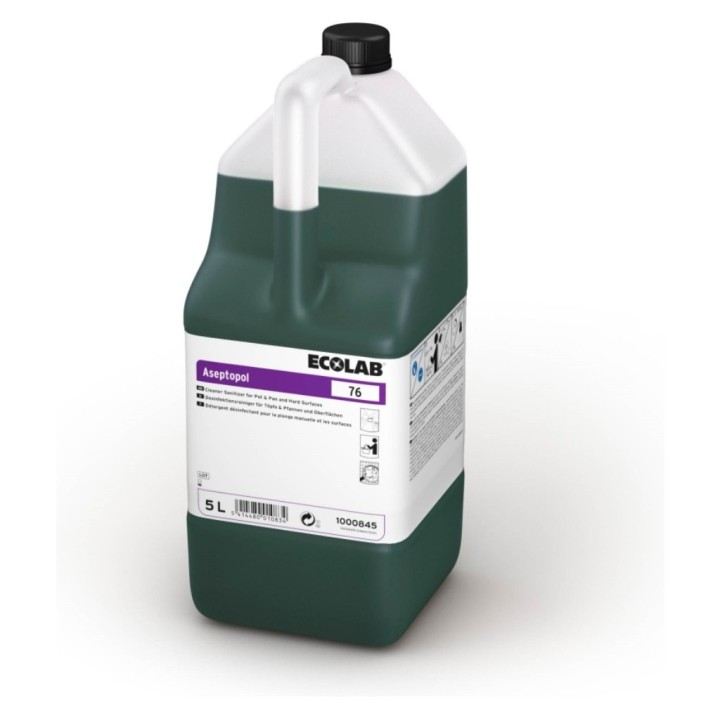 Aseptopol 76 limpiador desinfectante ollas ecolab  (gf. 5 l.)