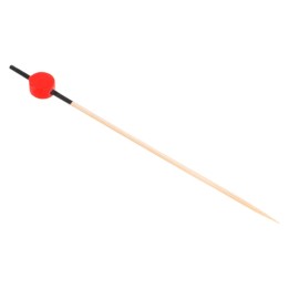 Pincho Picks bola 12 cm.  negro/rojo (pq. 100 un.)