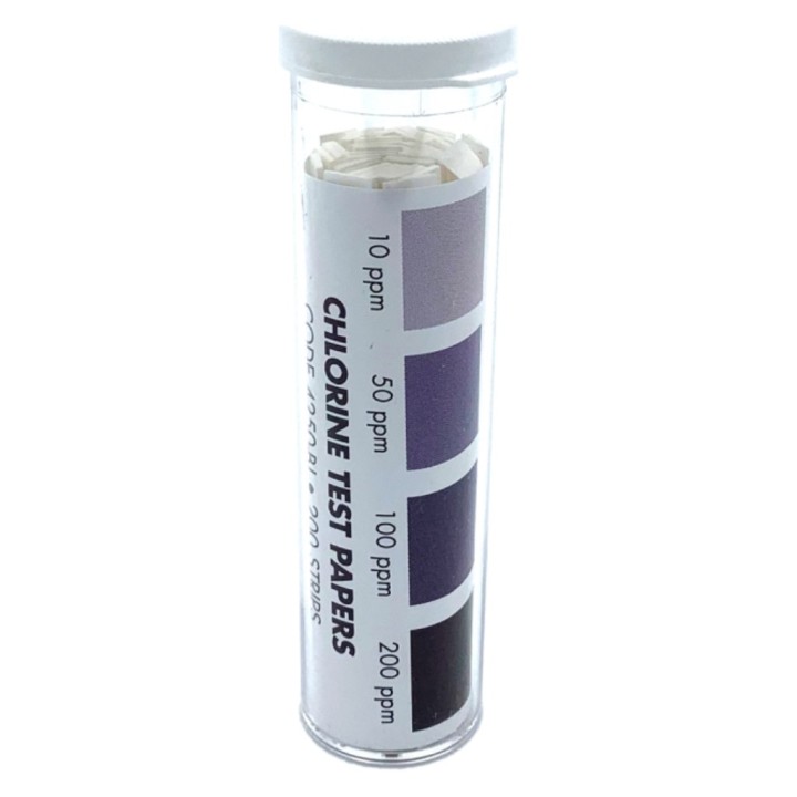 Tiras analisi cloro concentrado (10-200ppm) Lamotte (pq. 200 un.)