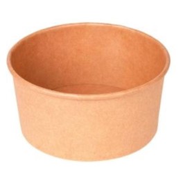 Ensaladera kraft 15 cm. 500 ml.  (pq. 50 recip.)