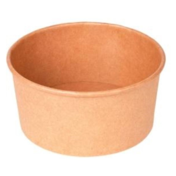 Ensaladera kraft 15 cm. 500 ml.  (pq. 50 recip.)