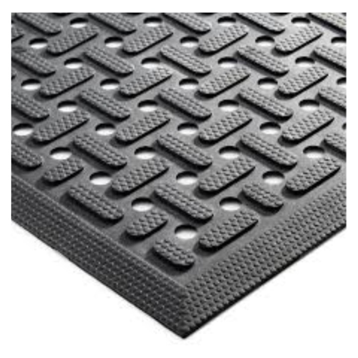 Alfombra Antifatiga Zona Humeda 60x85 cm.  negro (1 un.)