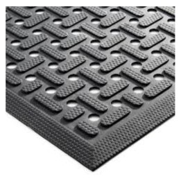 Alfombra Antifatiga Zona Humeda 85x150 cm.  negro (1 un.)