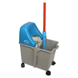 Cubo + escurridor automático c/batería Fregola