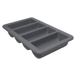 Portacubiertos profesional 530x325x100 mm. gris