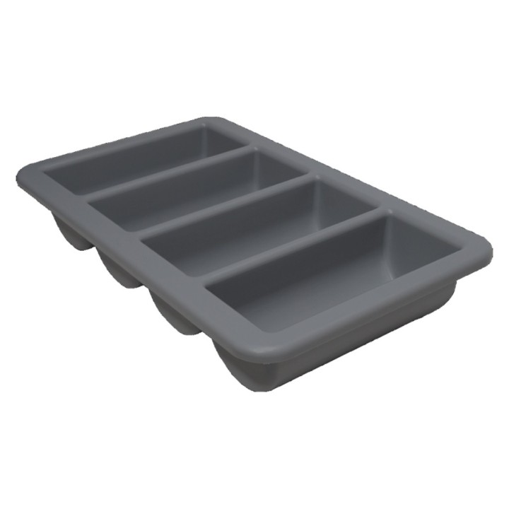 Portacubiertos profesional 530x325x100 mm. gris
