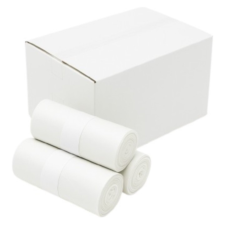 Bolsa Basura 54x60 cm.  g-90 blanco (cj. 50 r. 25 bl.)