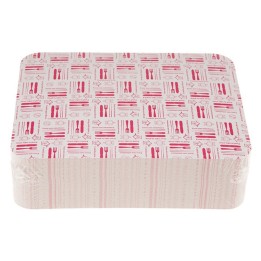 Tapa carton 12 piezas rect. 226x176x35 mm. (pq. 100 un.)