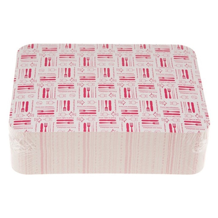 Tapa carton 12 piezas rect. 226x176x35 mm. (pq. 100 un.)