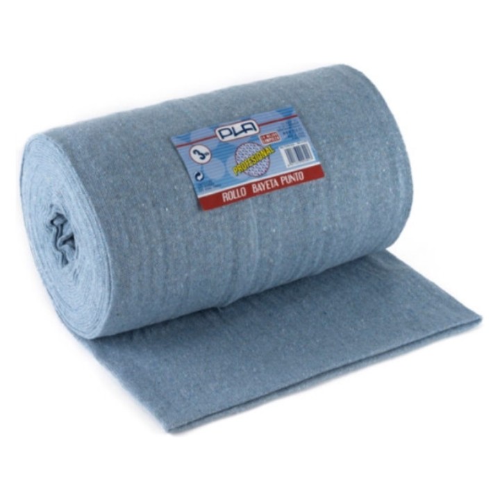 Rejilla rollo doble punto algodón azul (r. 3 kg.)