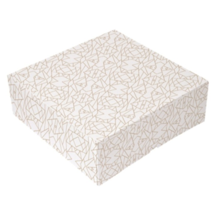 Caja pasteleria thepack sin ventana 26x26x8 cm blanco (pq. 50 un.)