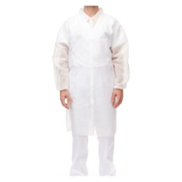 Bata visita polip. velcro t/xl (pq. 10 un.)
