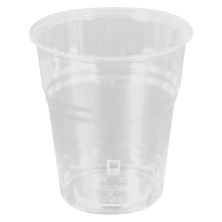 Vaso 266 ml.  transparente (pq. 50 un.)