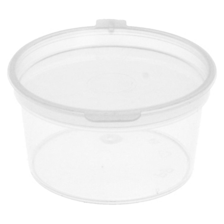 Tarrina paqueña con tapa 30 ml.  (pq. 50 un.)