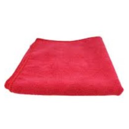 Bayeta microfibras 38x40 cm.  320 g. rojo (pq. 12 un.)