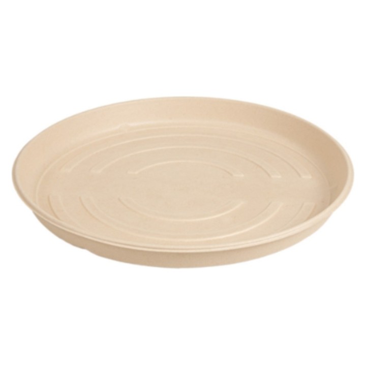 Plato pizza bionic 35,7 Øx3,3 compostable  (cj. 150 un.)