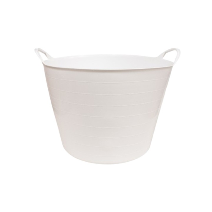 Capazo alimentario alto 45x52 cm 40 l.  blanco (1 un.)