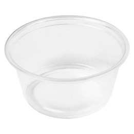 Tarrina micro ondable 100 ml.  transparente (cj. 2500 recip.)