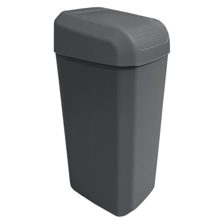 Pongotodo con basculante negro antracita 35x28x53 cm. 30 l.  (1 un.)