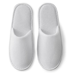 Zapatilla cerrada suave alta calidad polièster  (cj. 200 par.)