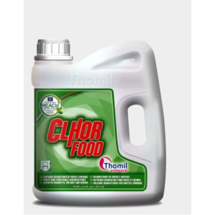 Clhor food limpiador desinfectante de frutas y verduras (gf. 4 kg.)