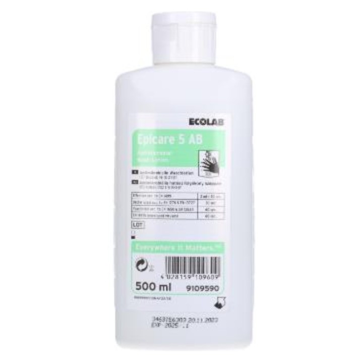 Epicare 5 AB jabon liquido antimicrobiano ecolab  (bt. 500 ml.)