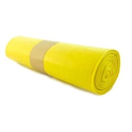 Bolsa Basura 70x85 cm.  g-150 amarillo (cj. 25 r. 10 bl.)
