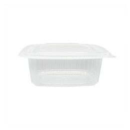 Recipiente c/tapa 375 cc. pp 145x130x35 mm.  (pq. 50 recip.)