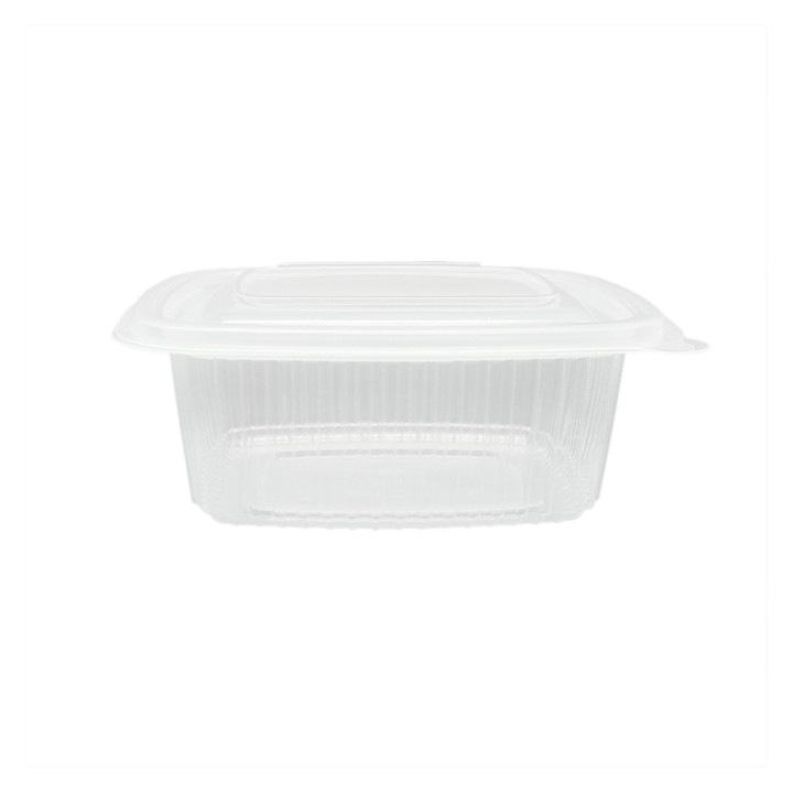 Recipiente c/tapa 375 cc. pp 145x130x35 mm.  (pq. 50 recip.)