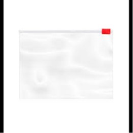 Bolsa cursor autocierre 24x32 cm.  250 g. rojo (pq. 50 un.)