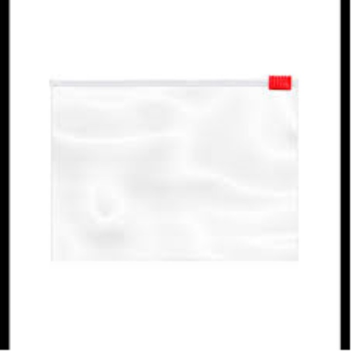 Bolsa cursor autocierre 24x32 cm.  250 g. rojo (pq. 50 un.)