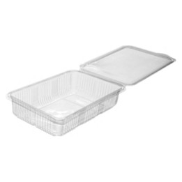 Loncheados c/tapa 224x145x47 cm 900 ml.  (pq. 50 un.)