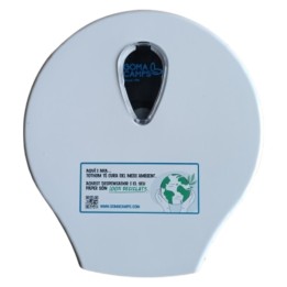 Dispensador WC ind. 100% reciclado plástico  blanc (1 un.)