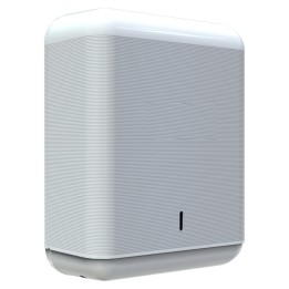 Toallero plastico reciclado rayado 271x360x131 mm. blanco (1 un.)