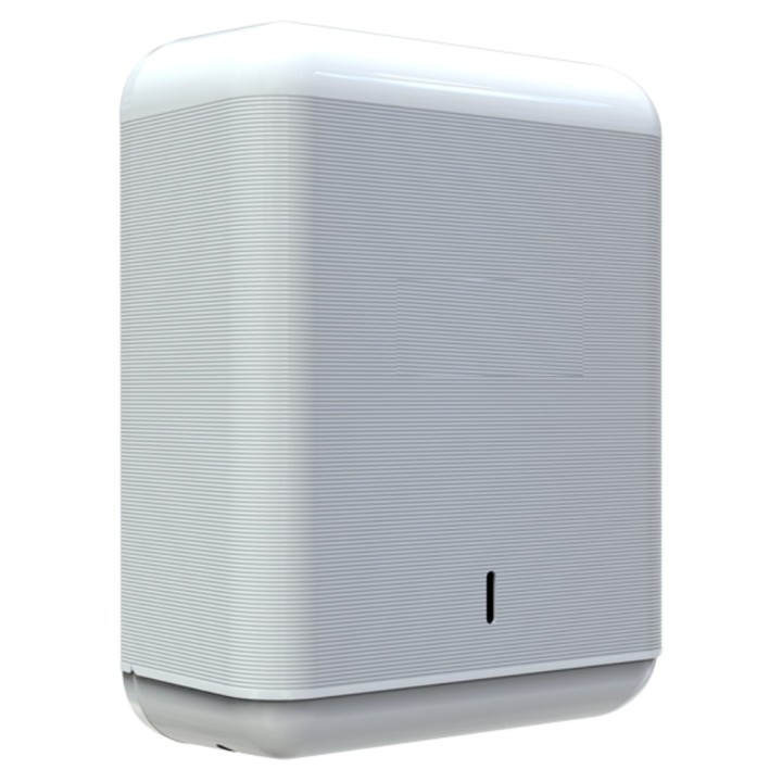 Toallero plastico reciclado rayado 271x360x131 mm. blanco (1 un.)