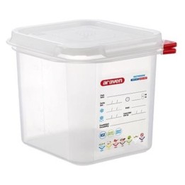Envase hermetico PP GN 1/6 2,6 L 176x162x150 mm (1 un.)