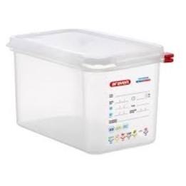 Envase hermetico PP GN 1/4 4.3 L 265x162x150 mm (1 un.)