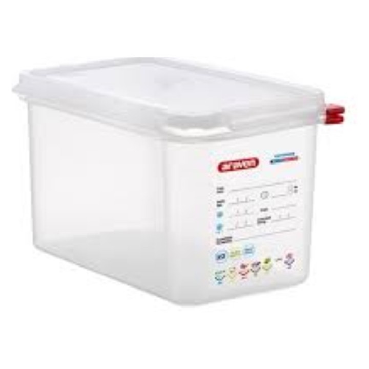 Envase hermetico PP GN 1/4 4.3 L 265x162x150 mm (1 un.)