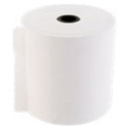 Rollo registradora papel termico 65 gr 80x80 mm. (pq. 10 un.)