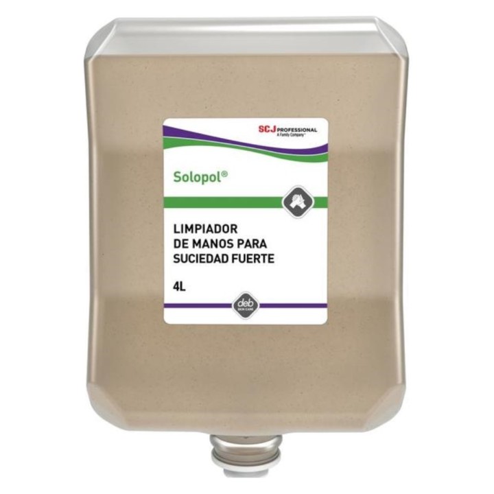 Solopol Limpiamanos suciedad fuerte (cj. 4 gf. 5 kg.)