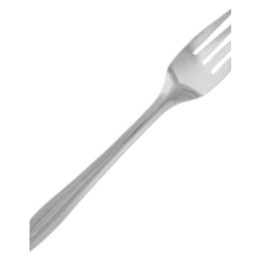 Tenedores inox 18 cm.  plateado (cj. 100 un.)
