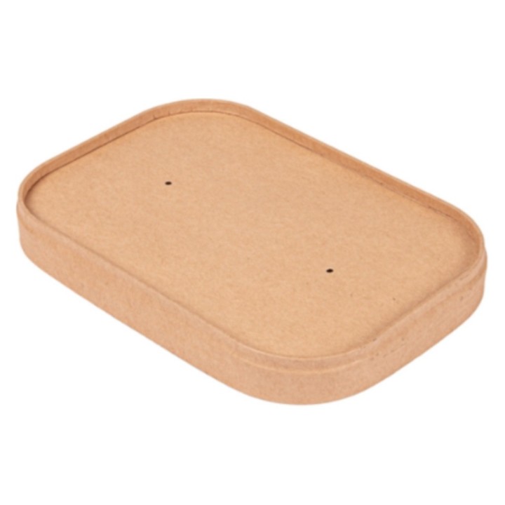 Tapas para envases 254.33/34/35 17,3x12,3x2 cm kraft  (pq. 300 un.)