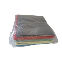 Bayeta microfibra 38x36 cm. (PLA) 250 g. gris (pq. 10 un.)