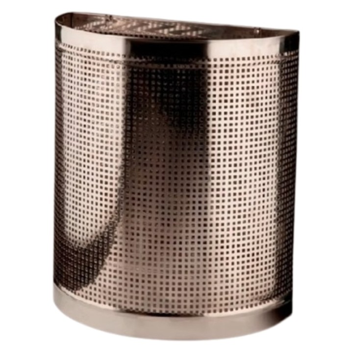 Papelera inox 440x250x500 mm. 45 l.  gris oscuro (1 un.)