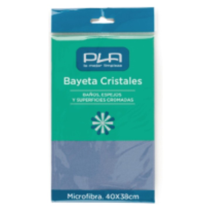 Bayeta microfibra cristales vileda 38x40 cm.  azul (1 un.)