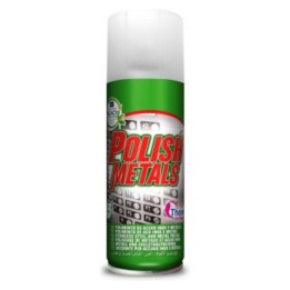 Polish metals limpiador en espuma para acero inox y metales (aer. 400 ml.)