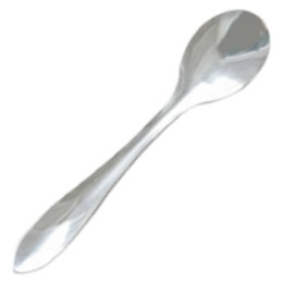Cucharillas inox 10,5 cm.  plateado (cj. 60 un.)